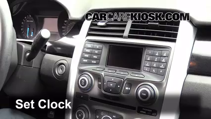 2013 Ford Edge SE 2.0L 4 Cyl. Turbo Reloj Fijar hora de reloj